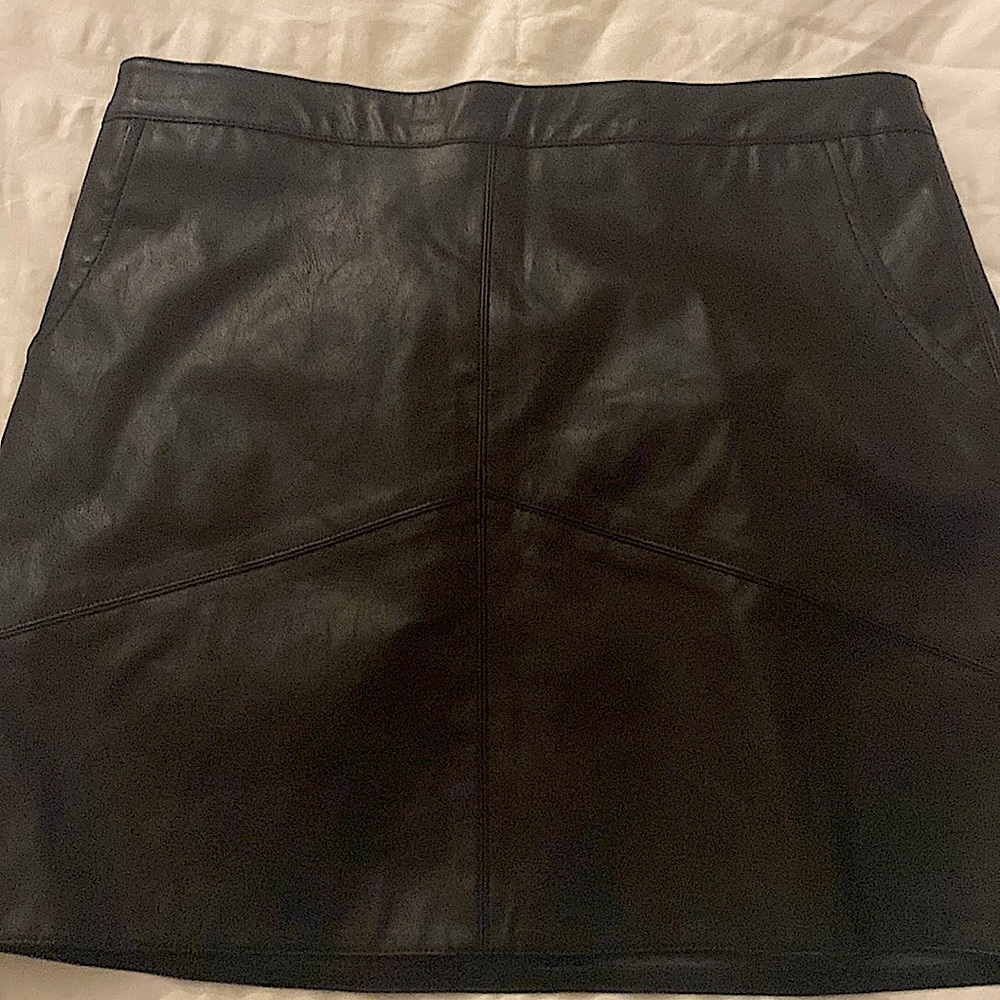 Leather skirt